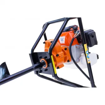 Motoburghiu Ruris TT10, 1.7 CP, 51.7 CC, 2 timpi, 100-150 mm diametru burghiu, 1.2 l, benzina