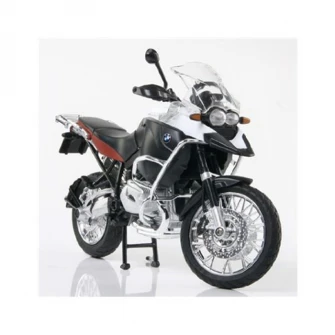 motocicleta diecast rastar - rs1200 gs, alba, 1:9