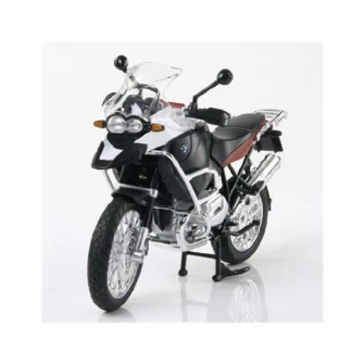 motocicleta diecast rastar - rs1200 gs, alba, 1:9