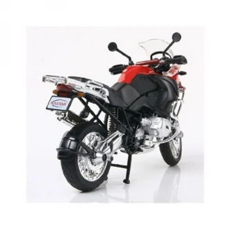motocicleta diecast rastar - rs1200 gs, rosu, 1:9