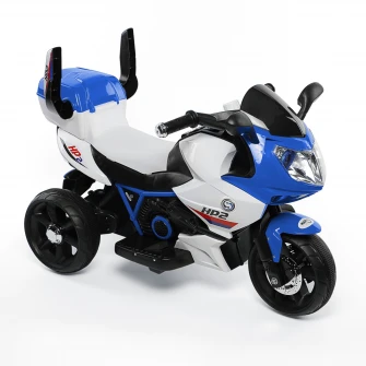 Motocicleta electrica Mappy, pentru copii, Alb/Albastru