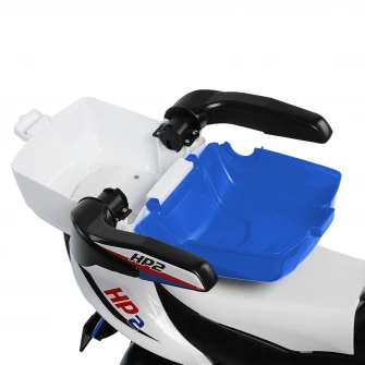 Motocicleta electrica Mappy, pentru copii, Alb/Albastru