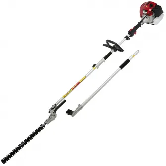 Motocoasa multifunctionala de gradina 4 in 1 Steinhaus PRO-MT430, drujba pentru crengi, trimmer gard viu, lama metalica si cap taiere fir nylon, 1350 W, 1.6 CP, 42.7 cc