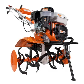 Motocultor Ruris 731K Start, 8.5 CP, 208 CC, 4 timpi, pornire manuala, 3 viteze, 830 mm latime lucru, 340 mm adancime lucru, 4.5 l capacitate rezervor, benzina, roti cauciuc