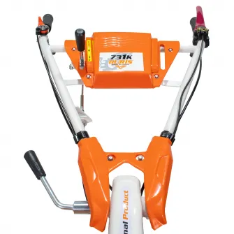 Motocultor Ruris 731K Start, 8.5 CP, 208 CC, 4 timpi, pornire manuala, 3 viteze, 830 mm latime lucru, 340 mm adancime lucru, 4.5 l capacitate rezervor, benzina, roti cauciuc