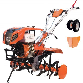 Motocultor Ruris 915K, 15 CP, 420 CC, 4 timpi, 3 viteze, 1100 mm latime lucru, 360 mm adancime lucru, 6.6 l benzina, roti cauciuc, rarita