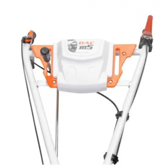 Motocultor Ruris DAC 185, putere maxim 8.5 CP, 208 CC, 4 timpi, pornire manuala, 2+1 viteze, 610 - 930 mm latime lucru, 340 mm adancime lucru, 3.9 l capacitate rezervor, benzina, contine: freze