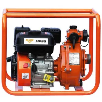 Motopompa apa curata Ruris MP90, 7 CP, 212 CC, 4 timpi, 30 mc/h debit apa, 2 diametru racord, 65 m inaltime refulare, 8 m adancime absorbtie, 3.6 l, benzina