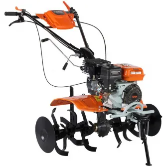 Motosapa pe benzina Wolfson Imperio WFS8000ACC, putere 7 CP, 212 CC, 4 timpi, 2+1 viteze, latime 65-90 cm, adancime 10-36 cm, contine: freze + roti cauciuc + plug + rarita