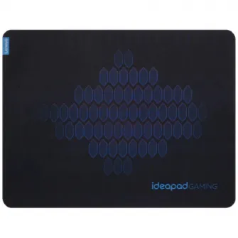 Игровой коврик для мыши Lenovo IdeaPad, Canvas, размер M, черный/синий