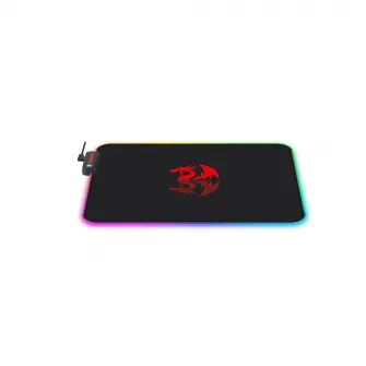 Mousepad gaming Redragon Pluto, Iluminare RGB, Negru