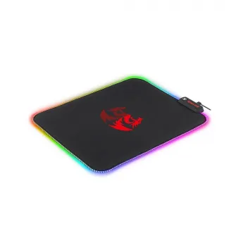 Mousepad gaming Redragon Pluto, Iluminare RGB, Negru