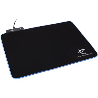Mousepad gaming White Shark MP-1862 L, Iluminat, 35x25cm