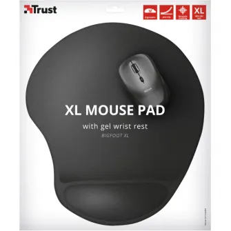 Коврик для мыши Trust BigFoot XL, Pernita Gel, черный