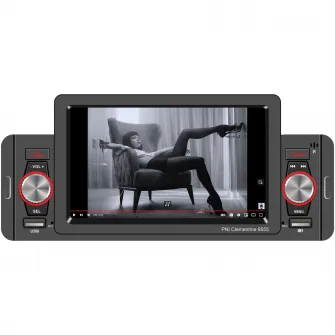 MP5 player auto PNI Clementine 9555 1DIN display 5 inch 4 x 50W, Bluetooth, radio FM, Carplay, functie RDS