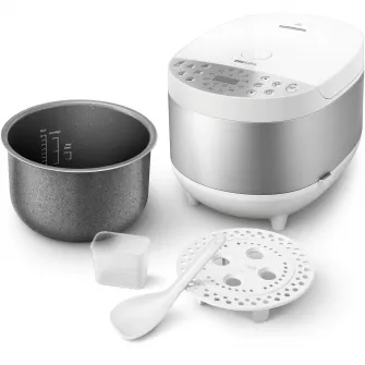 Мультиварка Philips для неизменного вкуса, до 20 предустановленных программ приготовления, настройка этапов приготовления, приложение NutriU