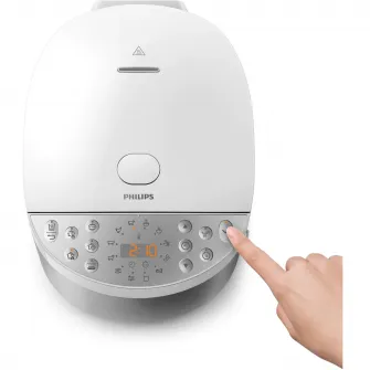 Мультиварка Philips для неизменного вкуса, до 20 предустановленных программ приготовления, настройка этапов приготовления, приложение NutriU