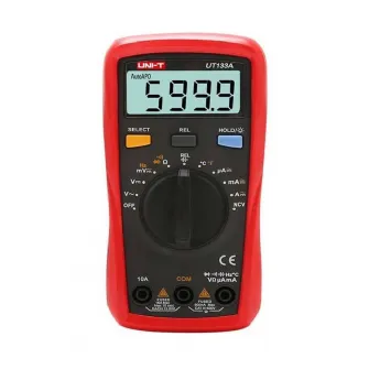 Multimetru digital UT133A UNI-T, chip inteligent ADC, alarma suprasarcina, protectie supratensiune