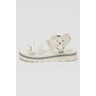 Napapijri, Pantofi sport textili cu velcro Dahlia, Alb, 39