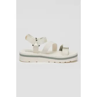 Napapijri, Pantofi sport textili cu velcro Dahlia, Alb, 39