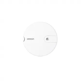 Nebulizator cu compresor Omron C28 Plus 2021, tehnologie Advanced Valve, rezervor pentru medicamente 12 ml, Alb