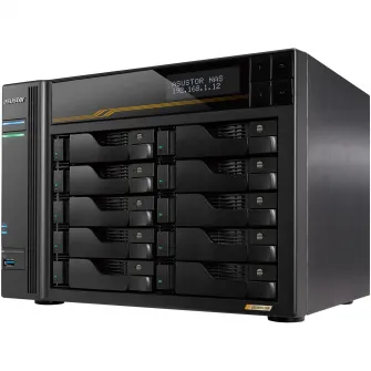 Network Attached Storage, Asustor, Lockerstor 10 Gen3 AS6810T, 10 Bay, Quad-Core 2.3GHz, 16G ECC RAM DDR5