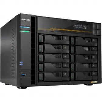Network Attached Storage, Asustor, Lockerstor 10 Gen3 AS6810T, 10 Bay, Quad-Core 2.3GHz, 16G ECC RAM DDR5