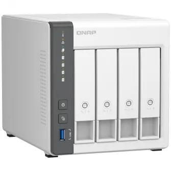Network Attached Storage Qnap TS-433 cu procesor ARM 4-core Cortex-A55 2GHz, 4-Bay, 4GB DDR4, Port 2.5GbE