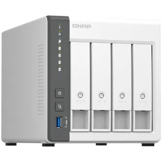 Network Attached Storage Qnap TS-433 cu procesor ARM 4-core Cortex-A55 2GHz, 4-Bay, 4GB DDR4, Port 2.5GbE