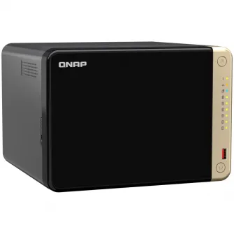 Network Attached Storage Qnap TS-664-8G cu procesor Intel® Celeron® N5095 Quad-core 2.8GHz, 6-Bay, 2 Sloturi PCIe M.2 2280, 8GB DDR4, 2 Porturi 2.5GbE