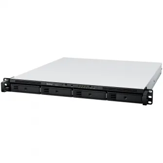 Network Attached Storage Synology 1U RackStation RS822RP+, Procesor AMD Ryzen V1500B, 2 GB DDR4, 4-Bay, 4 x Gigabit LAN, 2 x USB 3.2, 1 x eSATA, PCIe Expansion