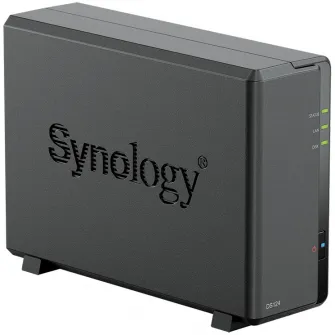 Network Attached Storage Synology DiskStation DS124 cu procesor Realtek RTD1619B 1.7GHz, 1-bay, 1GB DDR4