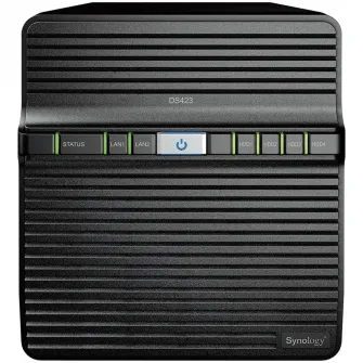 Network Attached Storage Synology DS423 cu procesor Realtek RTD1619b 1.7GHz, 4-Bay, 2GB DDR4