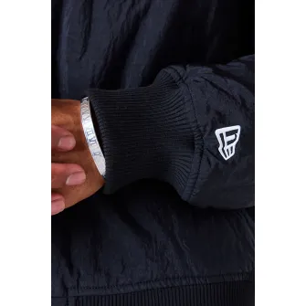 New Era, Jacheta bomber cu imprimeu Chicago Bulls NBA Panel, Rosu, Negru, Alb, XS