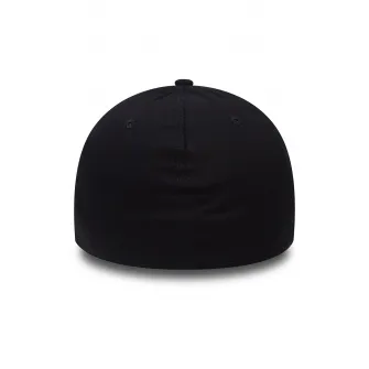 New Era, Sapca ajustabila cu logo New York Yankees League Baseball, Alb optic, Negru, 58.7-63.5 CM