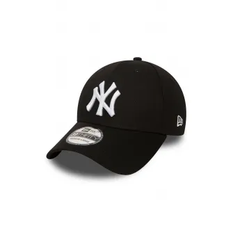 New Era, Sapca cambrata 39Thirty League, Alb, Negru, 62-64 cm
