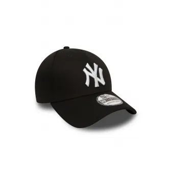 New Era, Sapca cambrata 39Thirty League, Alb, Negru, 62-64 cm