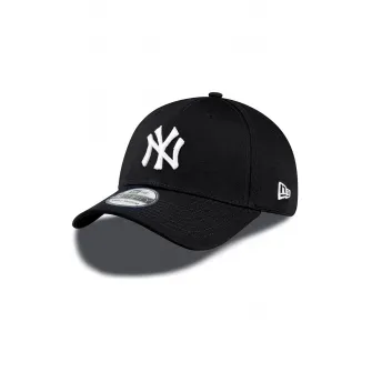 New Era, Sapca cambrata 39Thirty League, Alb, Negru, 62-64 cm