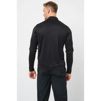 Nike, Bluza cu fenta cu fermoar, pentru alergare, Negru, XL