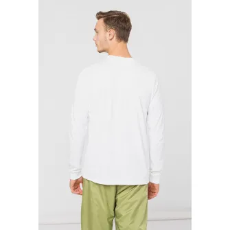 Nike, Bluza relaxed fit cu logo brodat Sportswear Club, Alb, 2XL