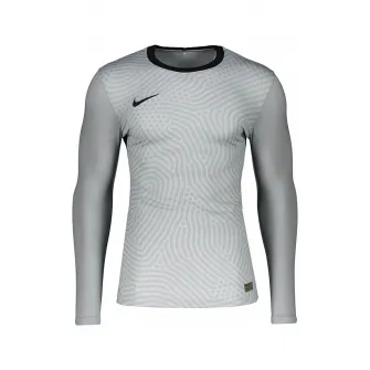 Nike, Bluza slim-fit cu imprimeu si tehnologie Dri-Fit, pentru fotbal, Gri deschis, L