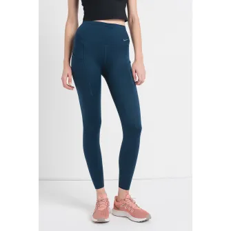 Nike, Colanti cu Dri-FIT pentru antrenament, Bleumarin, S