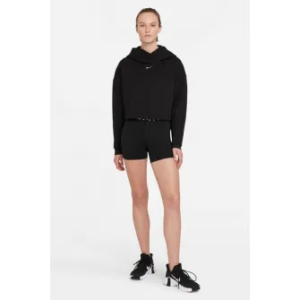 Nike, Colanti scurti cu tehnologie Dri-FIT, pentru fitness Pro 365, Negru, Alb murdar, XL