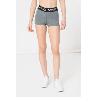 Nike, Colanti scurti pentru fitness 365, Verde melange, XL
