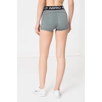 Nike, Colanti scurti pentru fitness 365, Verde melange, XL