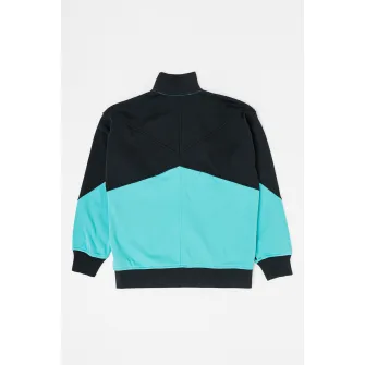 Nike, Jacheta cu fermoar pentru fotbal, Negru, Verde menta, 158-170 CM