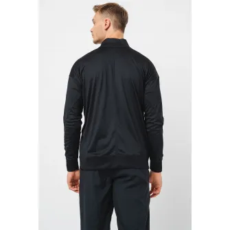 Nike, Jacheta de trening cu fermoar, pentru fotbal, Negru, XL