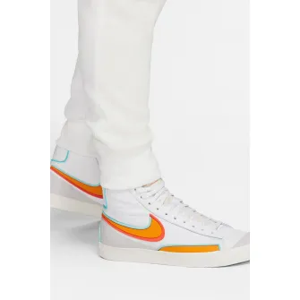 Nike, Pantaloni de trening cu buzunare laterale Sportswear Club, Alb fildes, 2XL