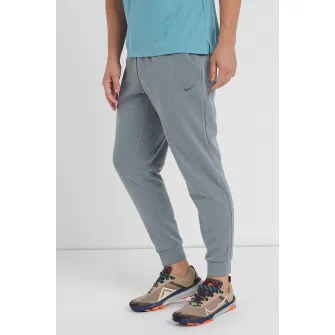 Nike, Pantaloni din amestec de bumbac, pentru antrenament, Gri cenusiu, 2XL
