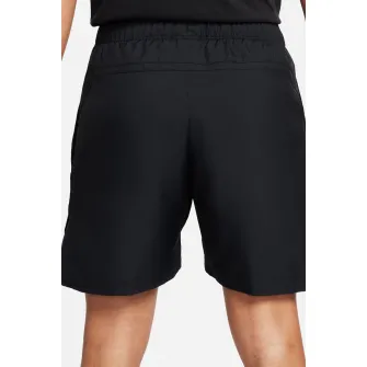 Nike, Pantaloni scurti cu tehnologie Dri Fit pentru tenis Court Victory, Alb, Negru stins, 2XL